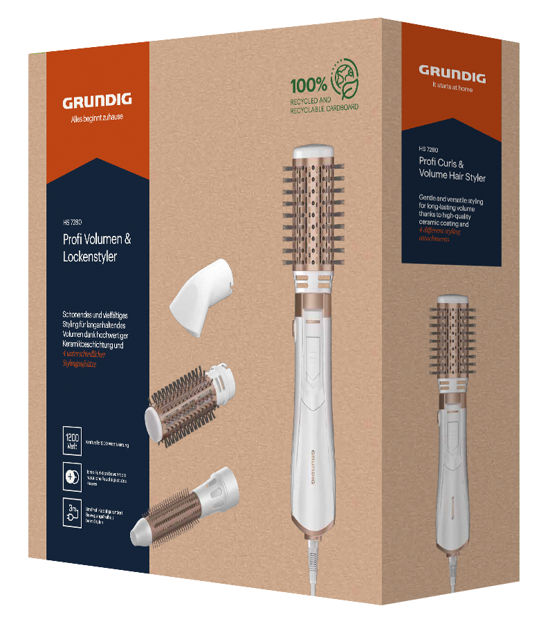 Grundig HS 7280 Curling Iron, 1200W