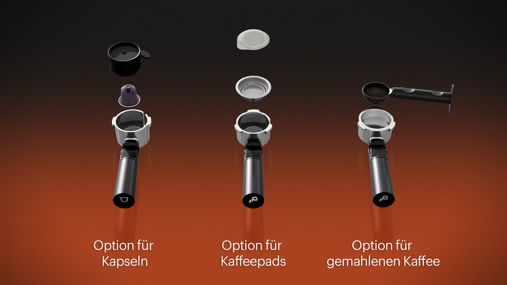 Grundig KSM 6430 Espresso Machine, capsule/Pod/ground coffee