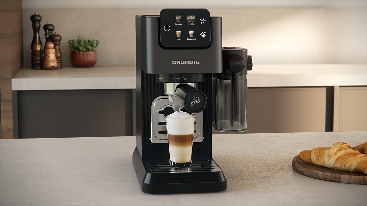 Grundig KSM 6430 Espresso Machine, capsule/Pod/ground coffee