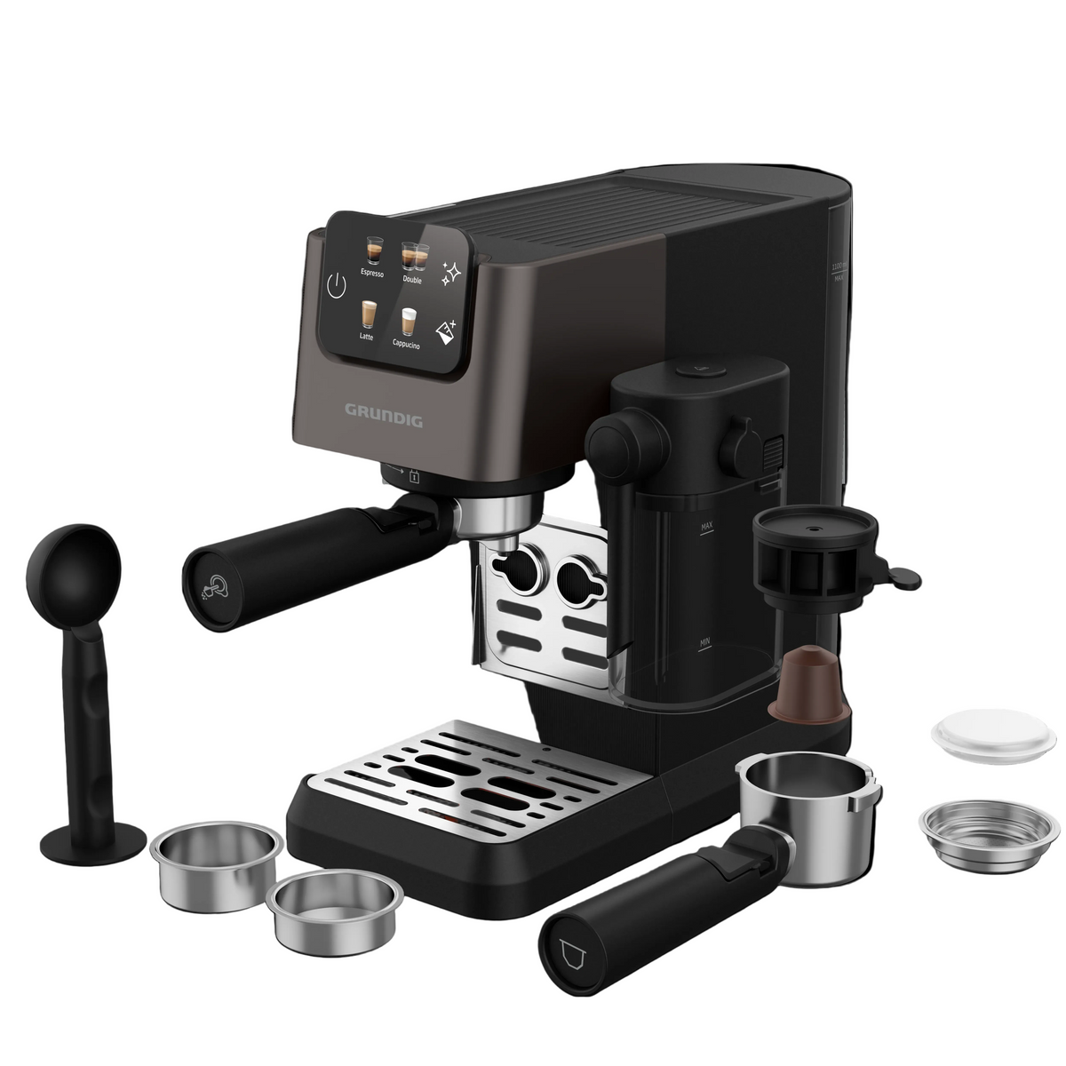 Grundig KSM 6430 Espresso Machine, capsule/Pod/ground coffee