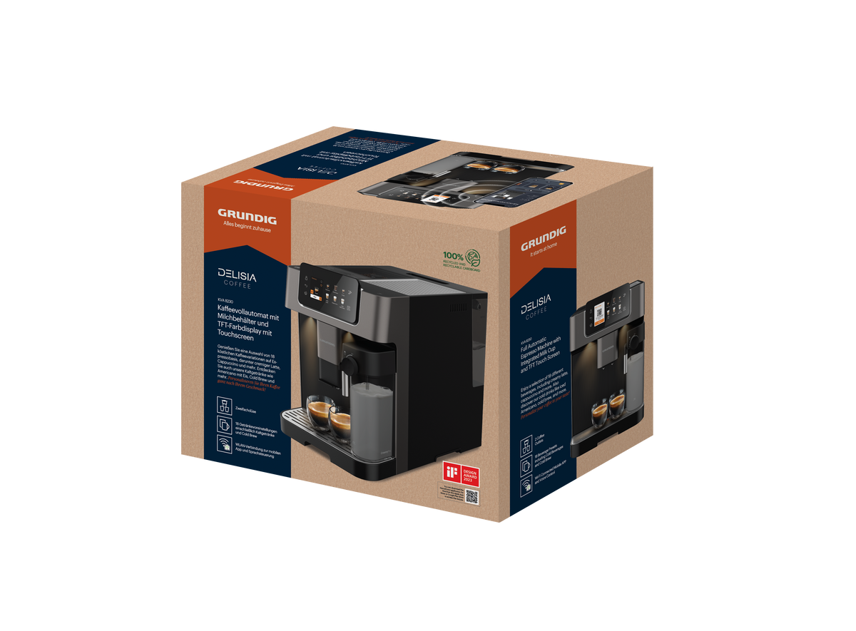 Grundig KVA 8230 Fully Automatic Coffee Machine, WiFi