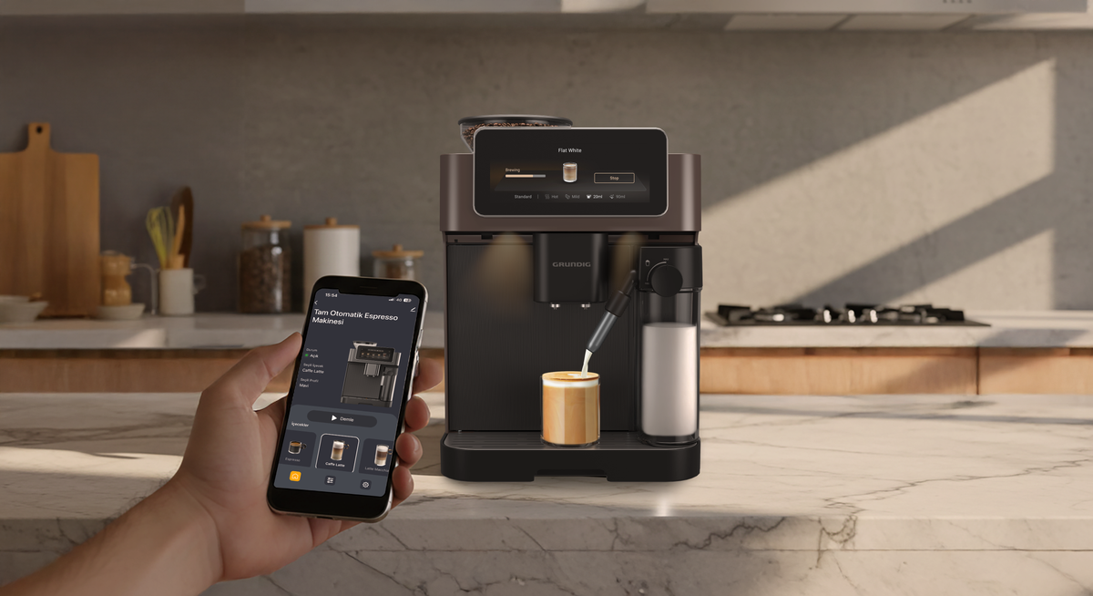 Grundig KVA 9230 Fully Automatic Coffee Machine, WiFi