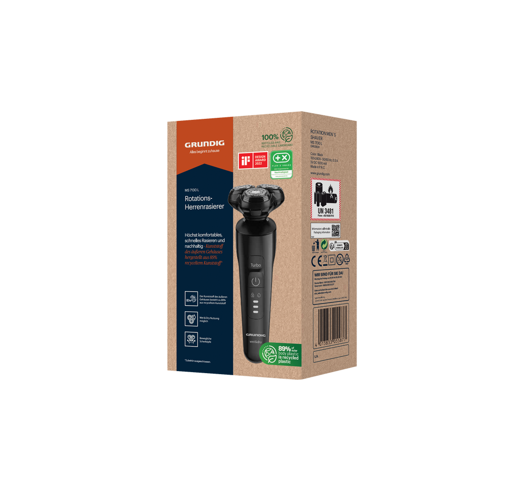 Grundig MS 7130 L Shaver, 3-Head