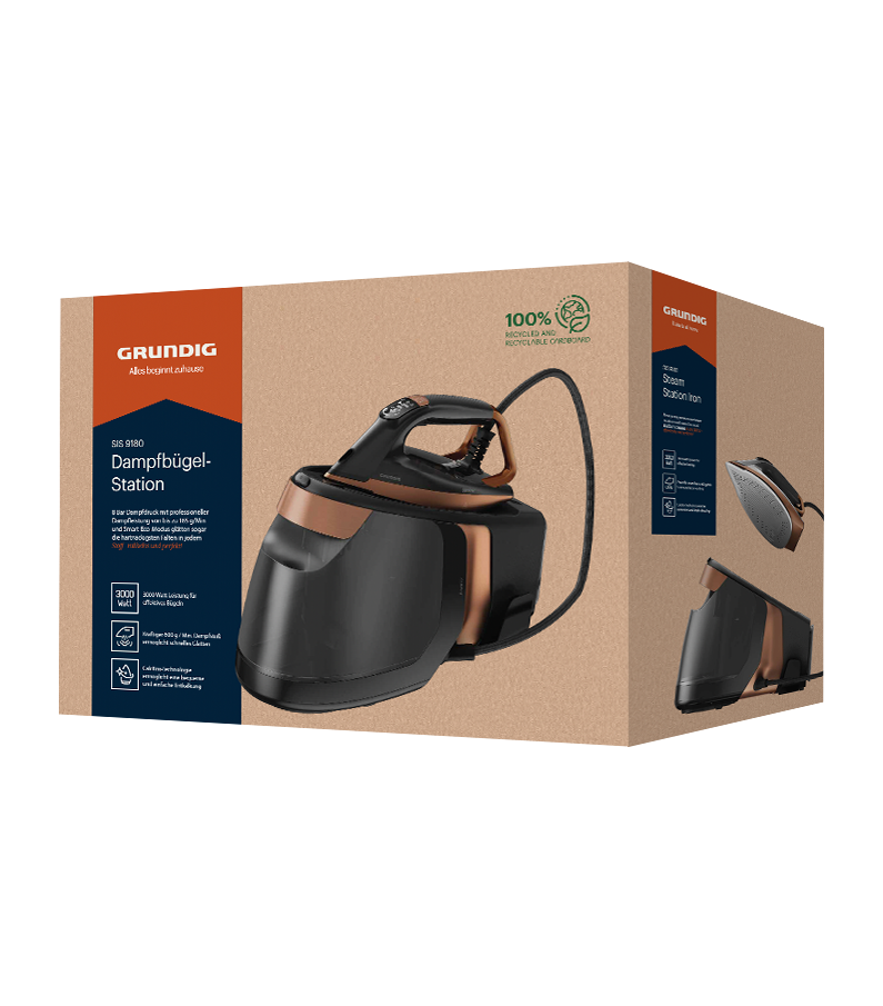 Grundig SIS 9180 Smart Steam Station, 3000W, 8 Bars