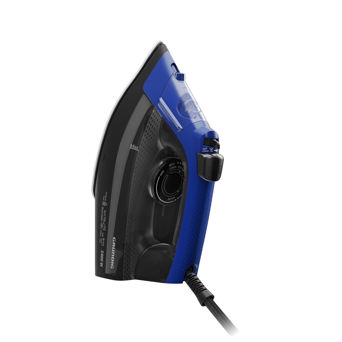 Grundig SI 3450 Steam Iron, 2400W, Ceramic Soleplate